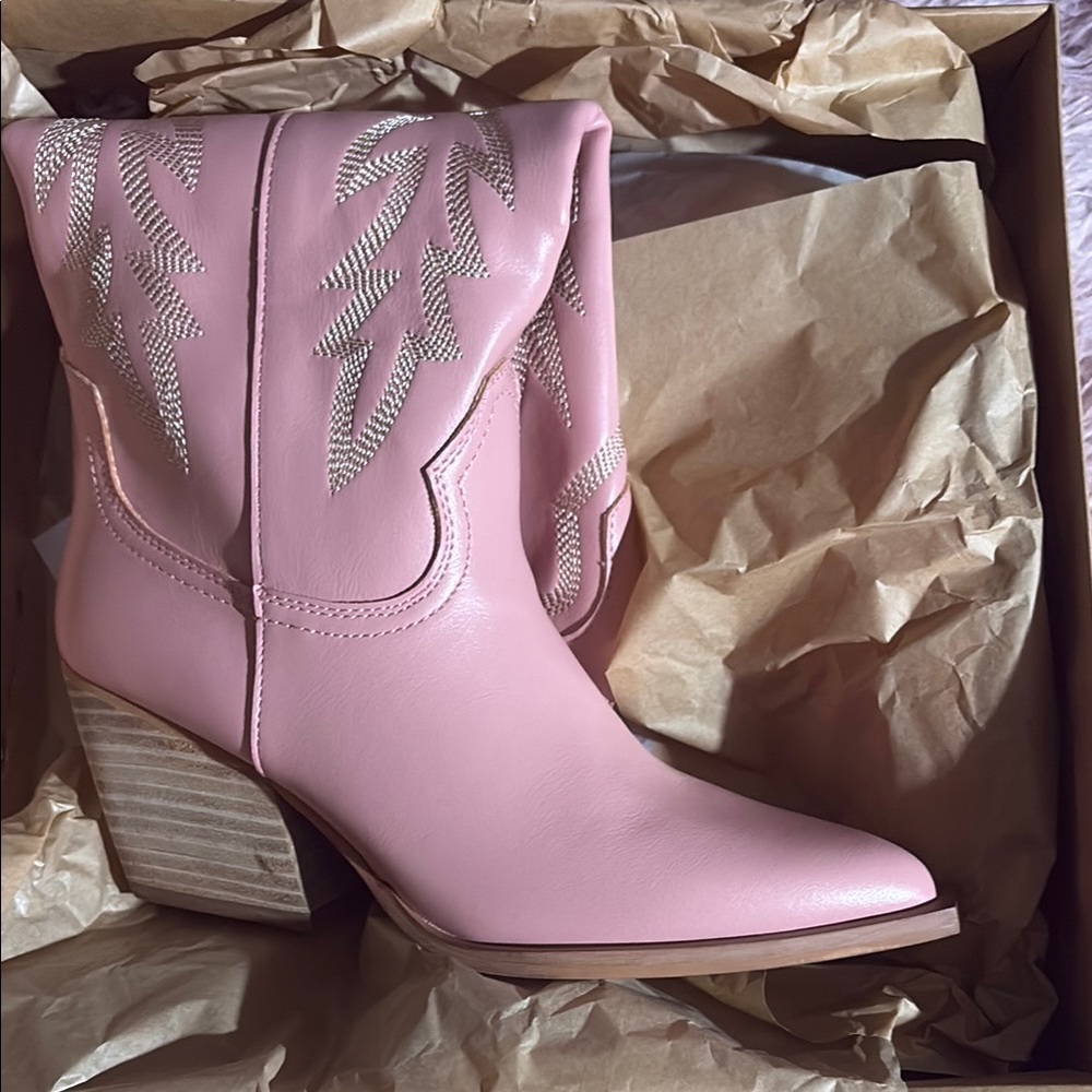 Pink Western Cowgirl 🤠 Boots